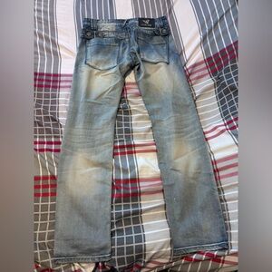 Classic Light Blue Straight Jeans for Men